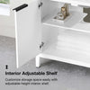 Roselle Bathroom Vanity 36 in, Single Sink Bathroom Vanity in Pure White