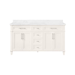 Secondary Product Image for Highbrook Double Bathroom Vanity 60 in, Picket Fence