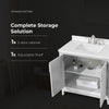 Maverick Bathroom Vanity 36 in, Single Sink Bathroom Vanity in Dove Grey