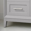 Maverick Bathroom Vanity 60 in, Single Sink Bathroom Vanity in American Grey