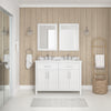 Tahoe Bathroom Vanity 48 in, Double Sink Bathroom Vanity in Pure White