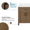 Tahoe Bathroom Vanity 48 in, Double Sink Bathroom Vanity in Brushed Almond Latte