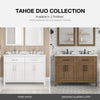 Tahoe Bathroom Vanity 48 in, Double Sink Bathroom Vanity in Brushed Almond Latte