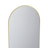 Della 36 in. W x 76 in. H Walk-in Arch Shower Panel in Brushed Gold