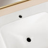 Heidi 60 in. Light Brown Oak Bathroom Vanity with White Quartz Top and Matte Black Hardware