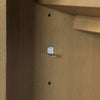 Heidi 60 in. Light Brown Oak Bathroom Vanity with White Quartz Top and Matte Black Hardware