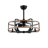 Chloe 26-in Black Remote-Controlled Fandelier Light