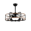 Chloe 26-in Black Remote-Controlled Fandelier Light