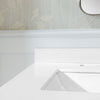 Lion 42-in. Freestanding or Wall-Mounted Vanity in Pure White