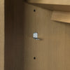 Heidi 48 in. Light Brown Oak Bathroom Vanity with White Quartz Top and Matte Black Hardware