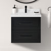 Lindsy 24-in. Wall-Mounted Vanity in Black