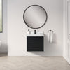 Lindsy 24-in. Wall-Mounted Vanity in Black