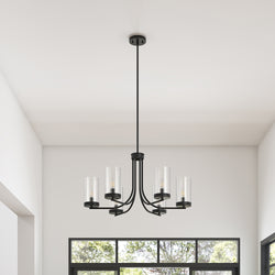 Product Image for Obi 6-Light Chandelier, Painted Black