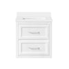 Lion 24-in. Freestanding or Wall-Mounted Vanity in Pure White