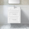 Lion 24-in. Freestanding or Wall-Mounted Vanity in Pure White