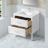Lion 30-in. Freestanding or Wall-Mounted Vanity in Pure White