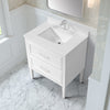 Lion 30-in. Freestanding or Wall-Mounted Vanity in Pure White