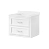 Lion 30-in. Freestanding or Wall-Mounted Vanity in Pure White