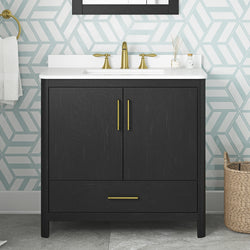 Product Image for Dario 36-In, Single Sink Bathroom Vanity in Black