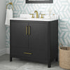 Dario 36-In, Single Sink Bathroom Vanity in Black