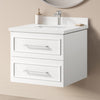 Lindsy 24-in. Wall-Mounted Vanity in Pure White