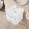 Lindsy 24-in. Wall-Mounted Vanity in Pure White