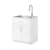 All-in-one Alonso 28-in Utility Vanity Combo, White