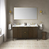 Gabi 60-In. Double Sink Bathroom Vanity in Dark Walnut