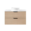 Archie 36-in. Wall-Mounted Vanity in Sahara Birch