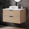 Archie 36-in. Wall-Mounted Vanity in Sahara Birch