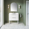 Becca 36-in. Freestanding or Wall-Mounted Vanity in Pure White