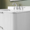 Becca 36-in. Freestanding or Wall-Mounted Vanity in Pure White