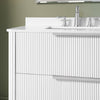 Becca 36-in. Freestanding or Wall-Mounted Vanity in Pure White