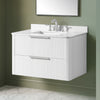 Becca 36-in. Freestanding or Wall-Mounted Vanity in Pure White