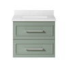 Lindsy 24-in. Wall-Mounted Vanity in Sage Green