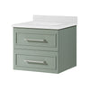 Lindsy 24-in. Wall-Mounted Vanity in Sage Green