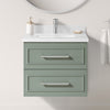 Lindsy 24-in. Wall-Mounted Vanity in Sage Green