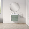 Lindsy 24-in. Wall-Mounted Vanity in Sage Green