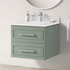 Lindsy 24-in. Wall-Mounted Vanity in Sage Green