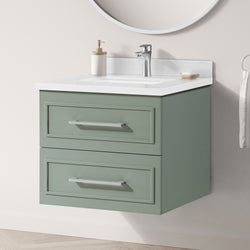 Secondary Product Image for Lindsy 24-in. Wall-Mounted Vanity in Sage Green