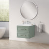 Lindsy 24-in. Wall-Mounted Vanity in Sage Green