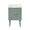 Becca 24-in. Freestanding or Wall-Mounted Vanity in Sage Green