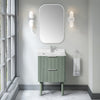Becca 24-in. Freestanding or Wall-Mounted Vanity in Sage Green