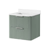 Becca 24-in. Freestanding or Wall-Mounted Vanity in Sage Green