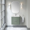 Becca 24-in. Freestanding or Wall-Mounted Vanity in Sage Green