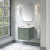 Becca 24-in. Freestanding or Wall-Mounted Vanity in Sage Green