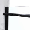 Eva Shower Door 48 In, Black