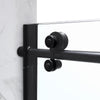 Eva Shower Door 48 In, Black