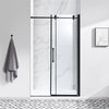 Eva Shower Door 48 In, Black