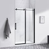 Eva Shower Door 48 In, Black